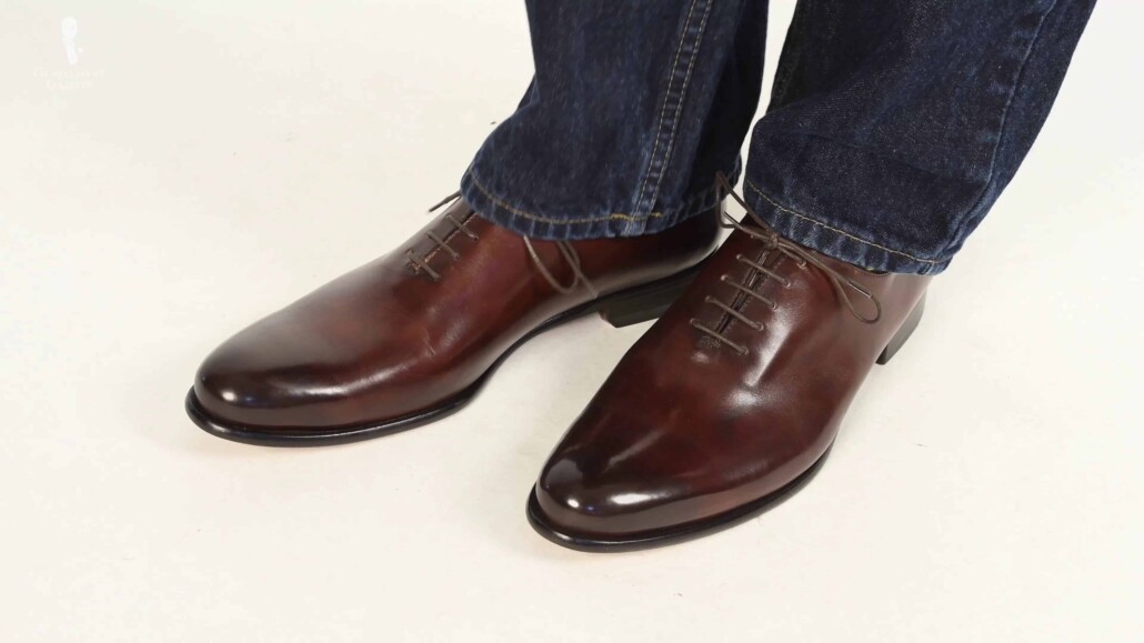Once only appropriate for country wear, brown shoes can now be dressed up or down.