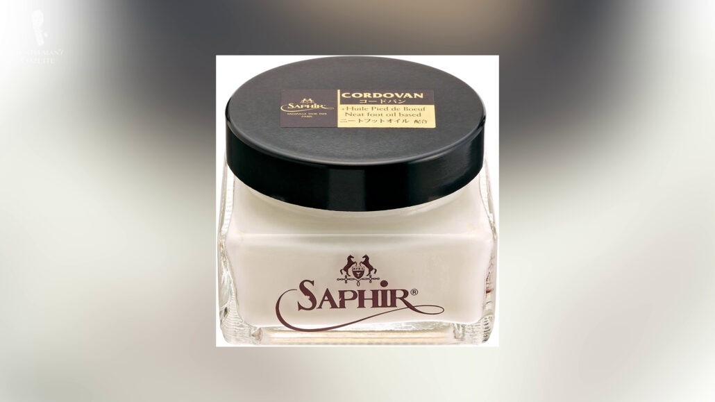 Saphir is a dedicted polish for cordovan leather.