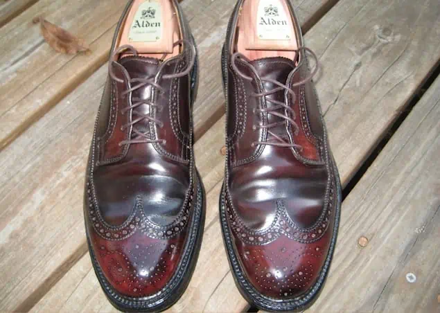 Unlike other leathers, cordovan shoes develop ripples over time.