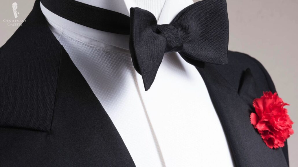 Black is best worn in formal wear like a Black Tie ensemble