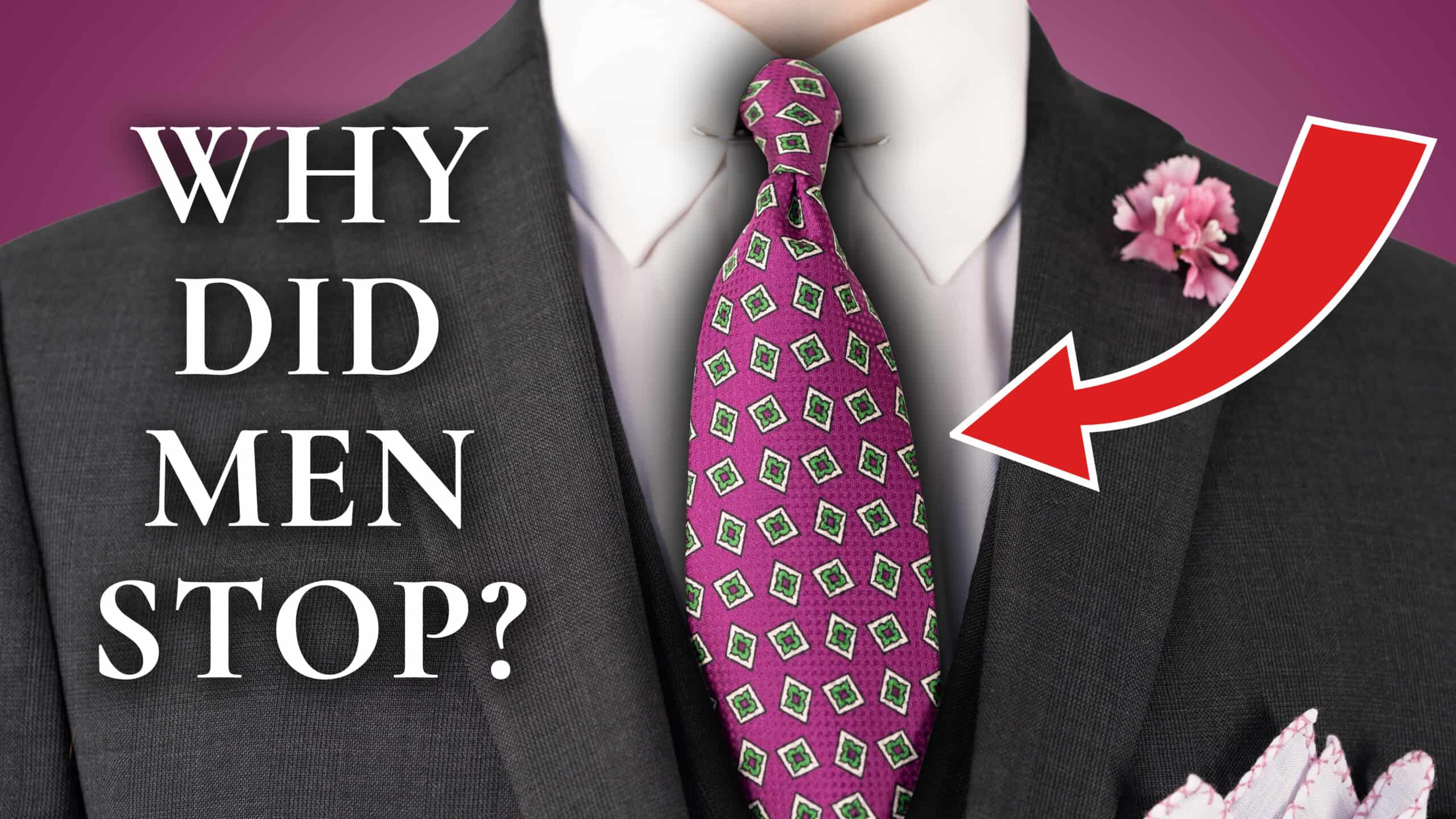 why did men stop wearing long neckties 3840x2160 scaled