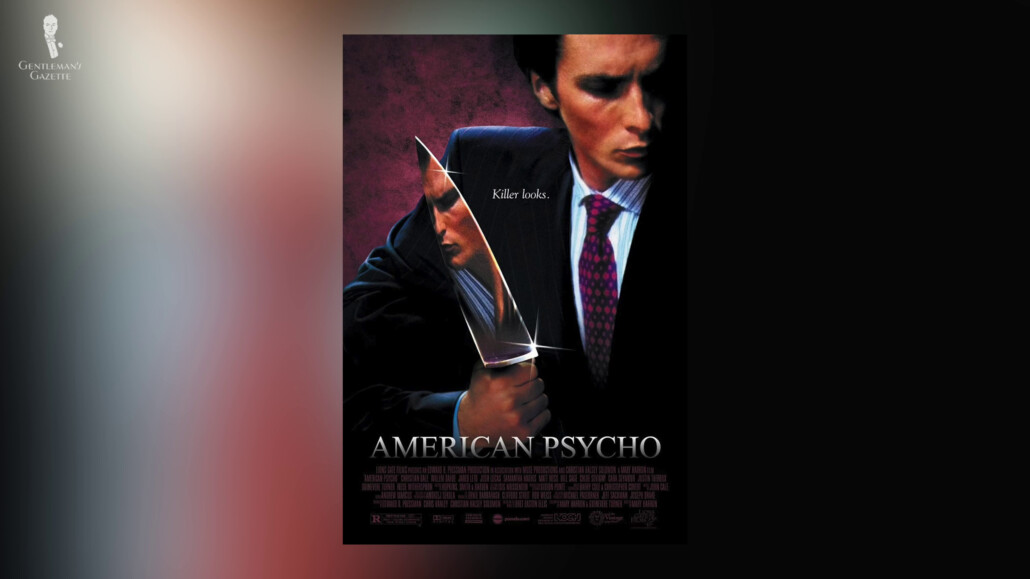Christian Bale as the American Psycho