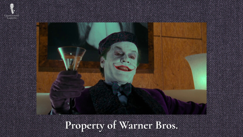 Jack Nicholson as Joker.