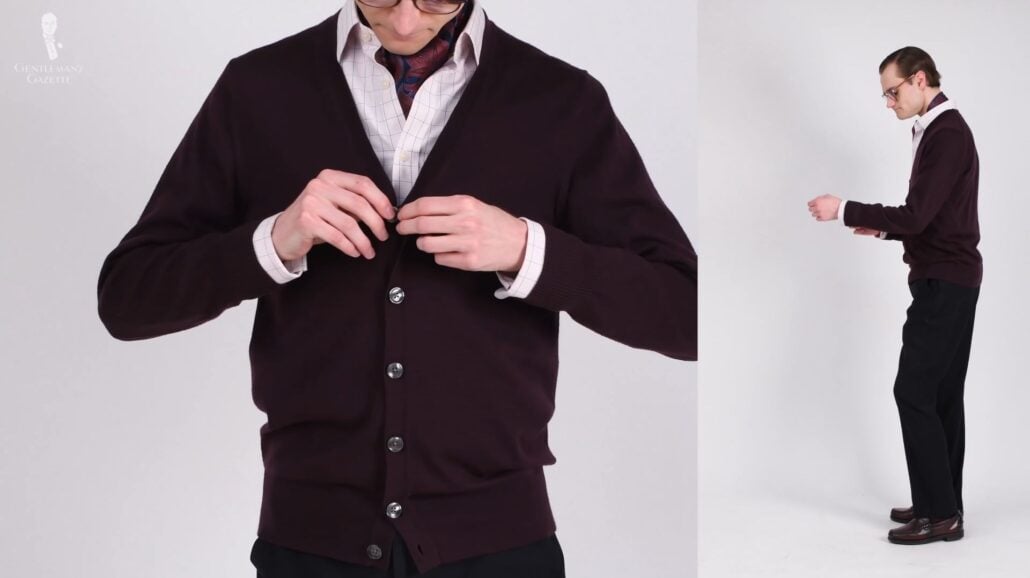 Preston's casual outfit featuring an ascot from Fort Belvedere