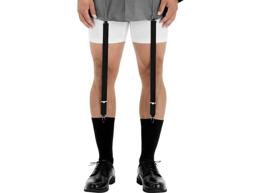 Sock Suspenders Edited Shirt Stay