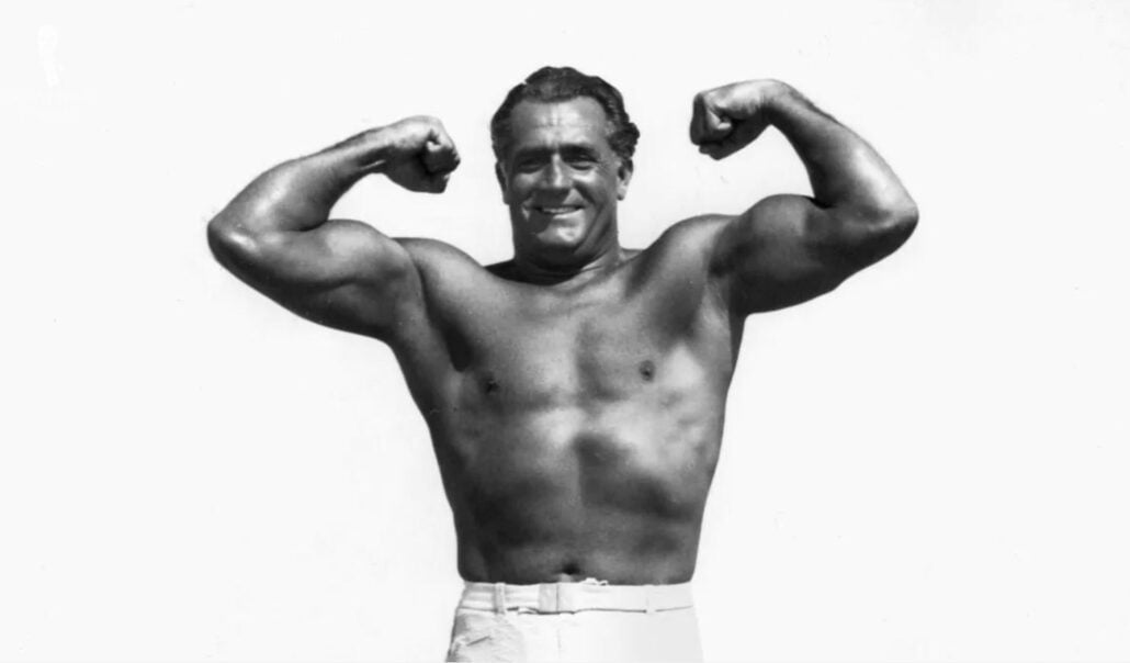 Bodybuilder Charles Atlas [Image Credit: Kamalani Hurley]