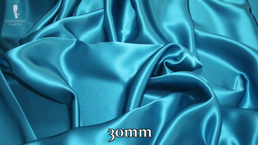 A heavier silk satin.