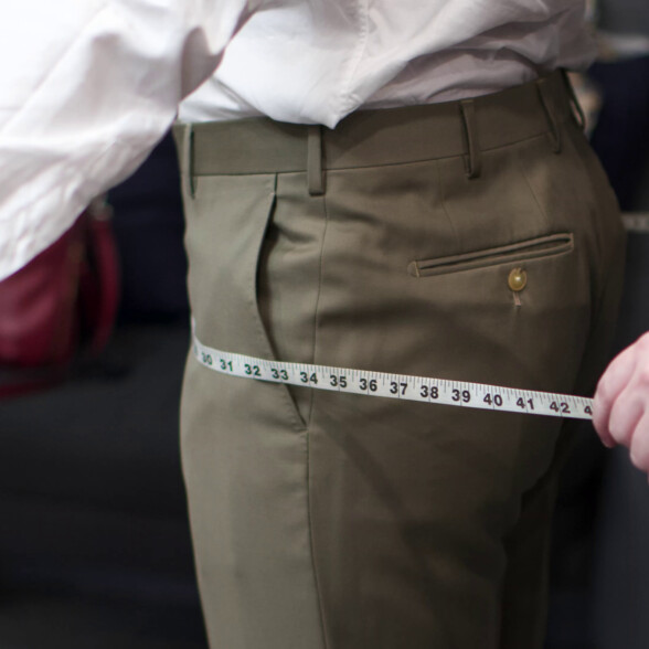 Avoid this mistake by getting your jeans fitted at the waist by a tailor.