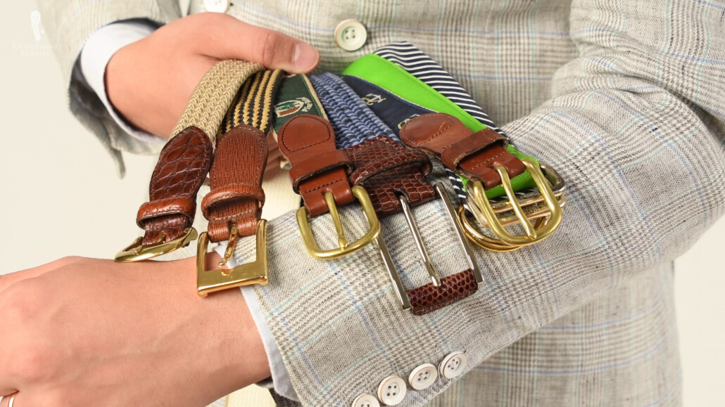By the 1960s, belts were the preferred men's accessory.