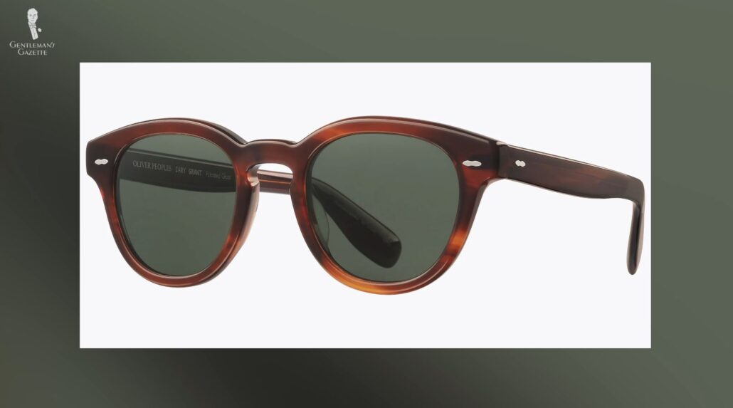 The Cary Grant sunglasses from Oliver Peoples take inspiration from the film North by Northwest (1959) [Image Credit: Oliver Peoples]
