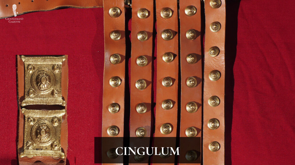 The ancient Roman military belt called a "cingulum''
