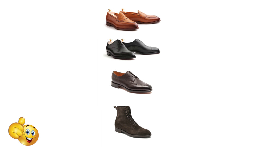 These four Edward Green shoe styles will make a good initial shoe or boot collection.