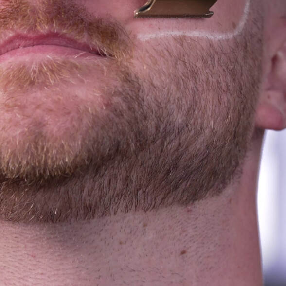 If you have a patchy or wispy beard don't ask your barber to line anything up.