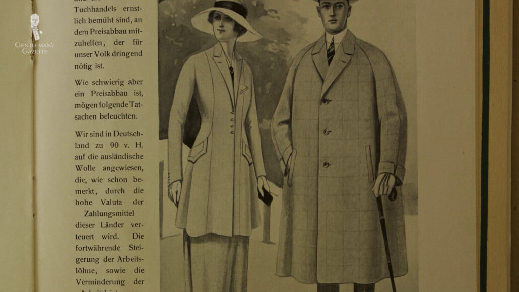 In the 20th century, overcoats featured a variety of cuts and styles for all different formalities and occasions.