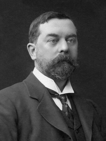 A photograph of a bearded John S Sarget
