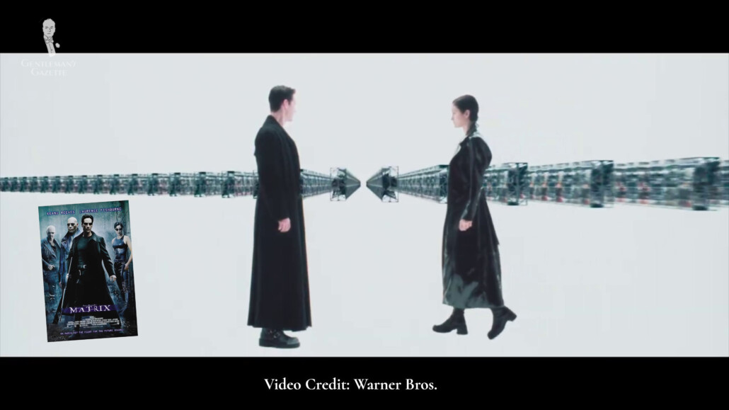 Long coats were revived by the movies "The Matrix" and "Equilibrium".