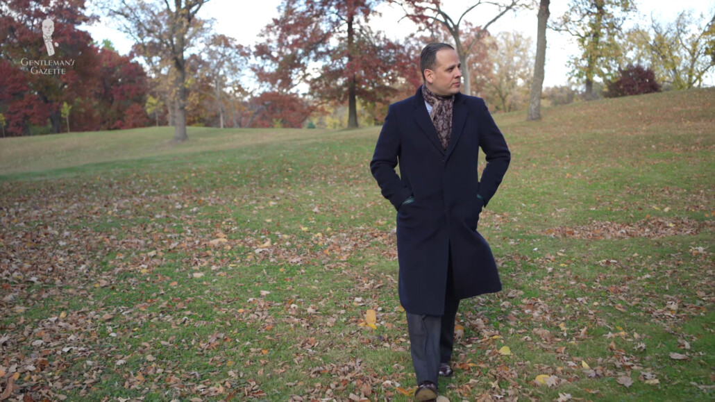 Long overcoats are still the best and only correct outerwear to pair with formal ensembles.