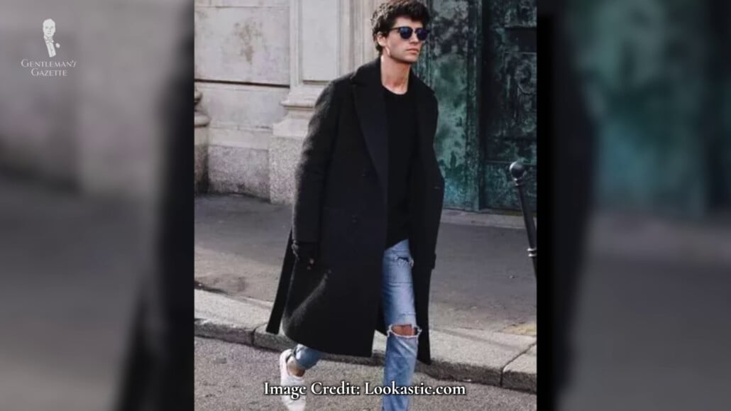 Long Overcoats Looked Bulk When Worn Without A Suit Underneath It Long overcoats looked bulk when worn without a suit underneath them.