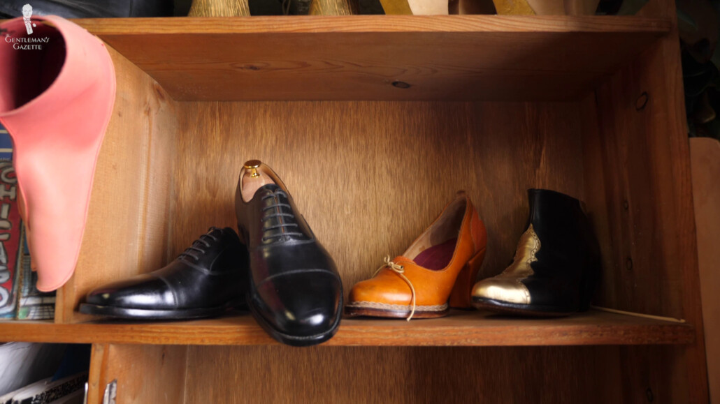Take the time to look at the shoes that your shoemaker produces and designs so you'd get an idea of their capabilities.