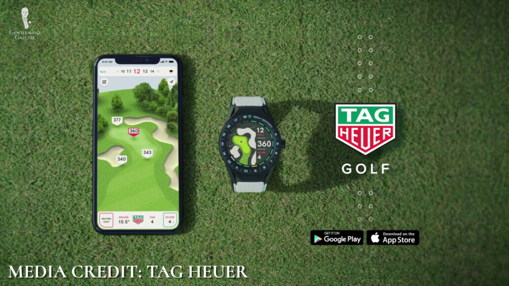 The TAG Heuer "Connected" smartwatch features a corresponding smartphone application. [Image Credit: TAG Heuer]