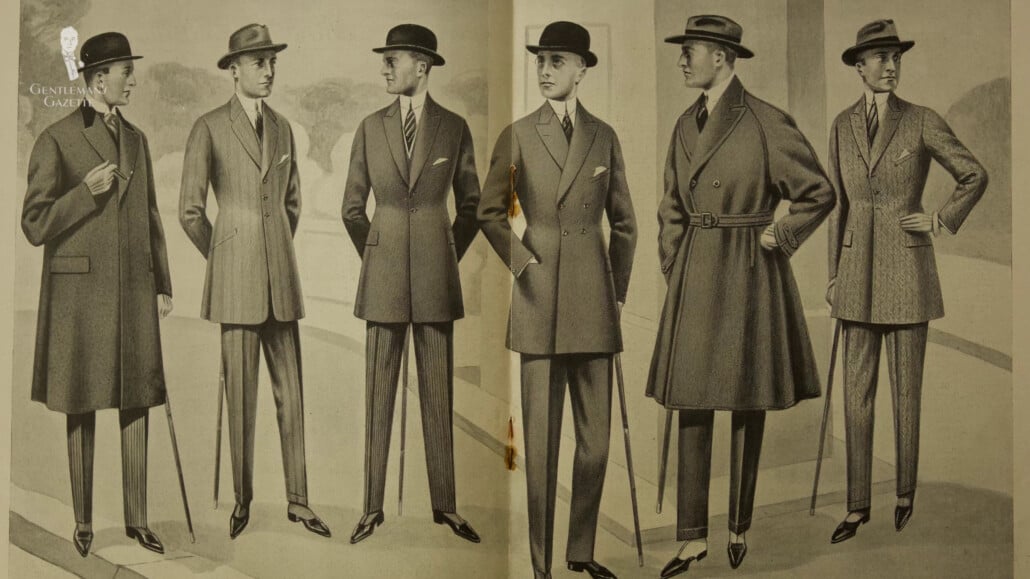 With The Change Of Jacket Styles Coat Styles Started To Change Too With the change of jacket styles, coat styles started to change too.