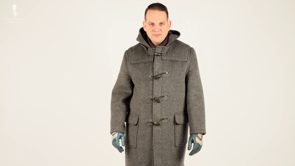 A true duffle coat should have weight and presence when worn.