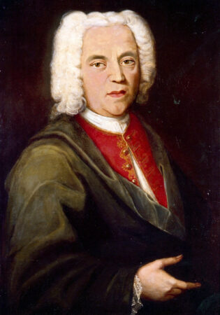 A portrait of Johann Maria Farina