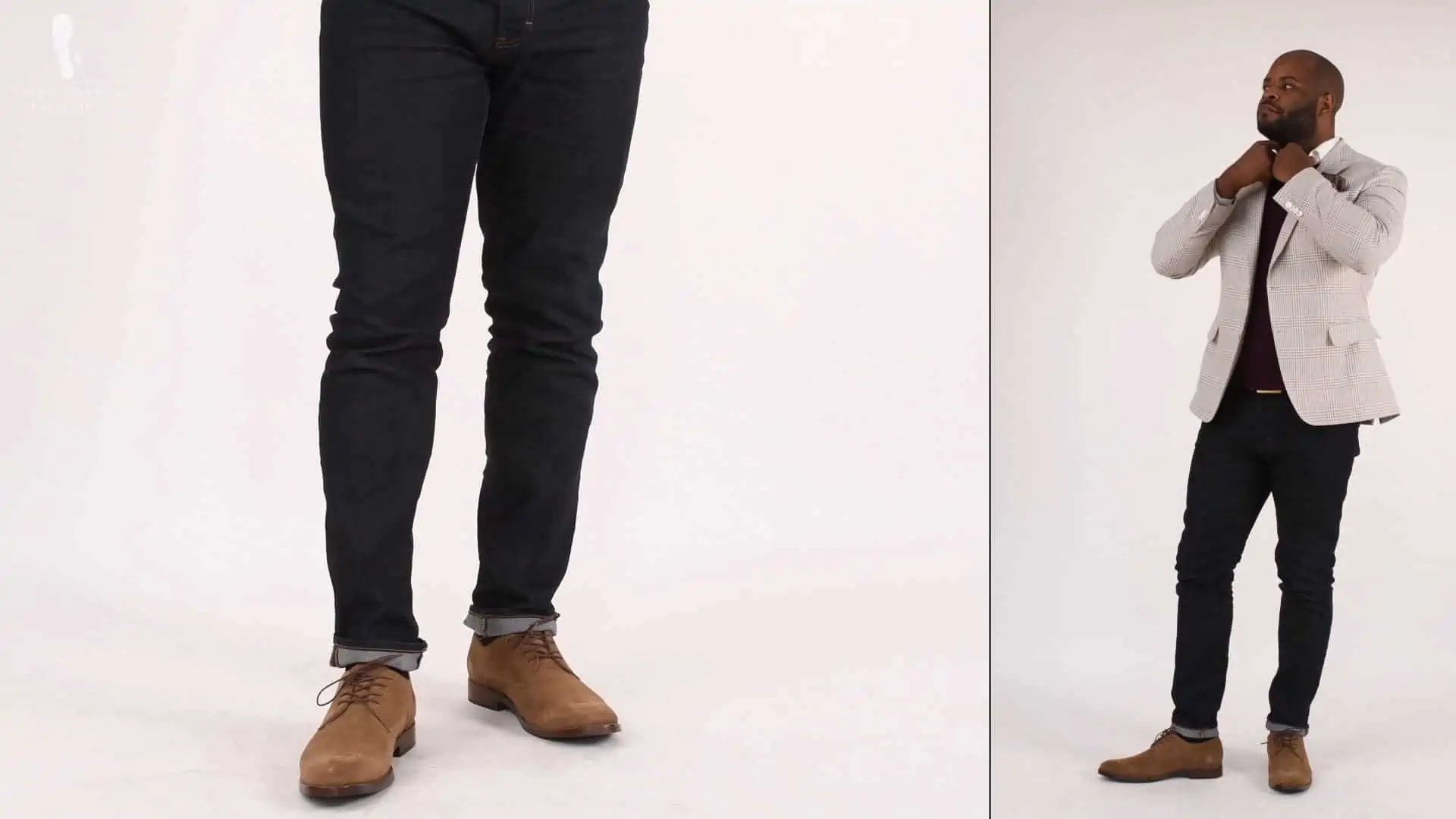 jeans with dress shoes