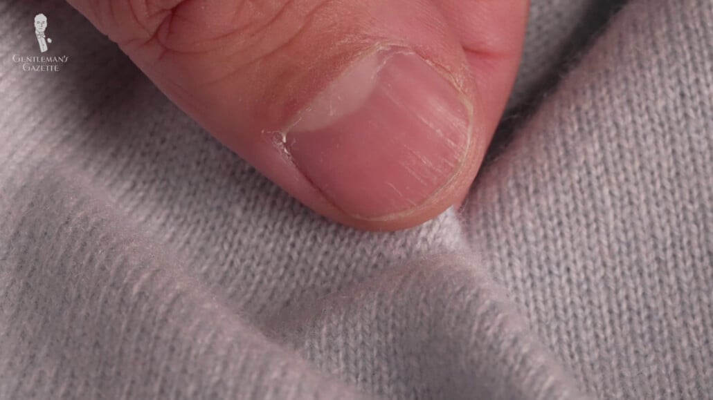 Loro Piana's knitted goods are very well-made.