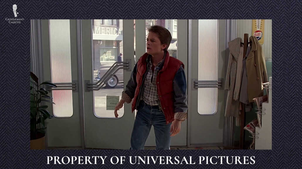 Marty McFly in "Back to the Future"