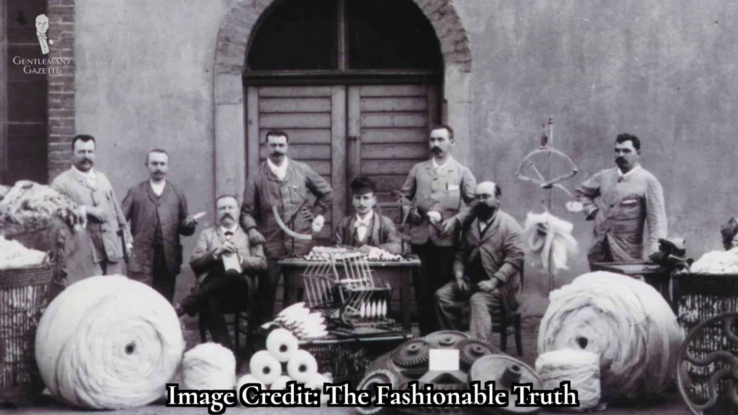 The Loro Piana family opened their own wool-spinning mill in Italy.