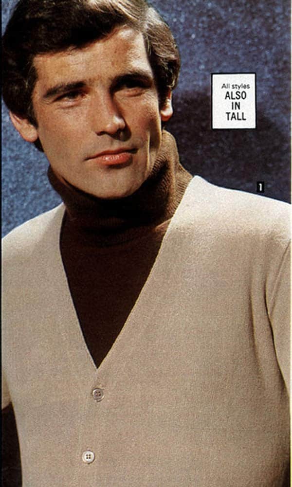 Turtlenecks were often used as a layering component in the 1980s