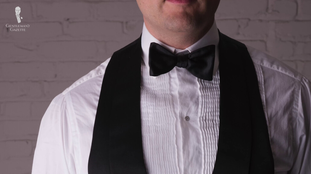 Young men today do not starch their shirts so overall they find Black Tie tuxedos or Dinner Jackets more comfortable.