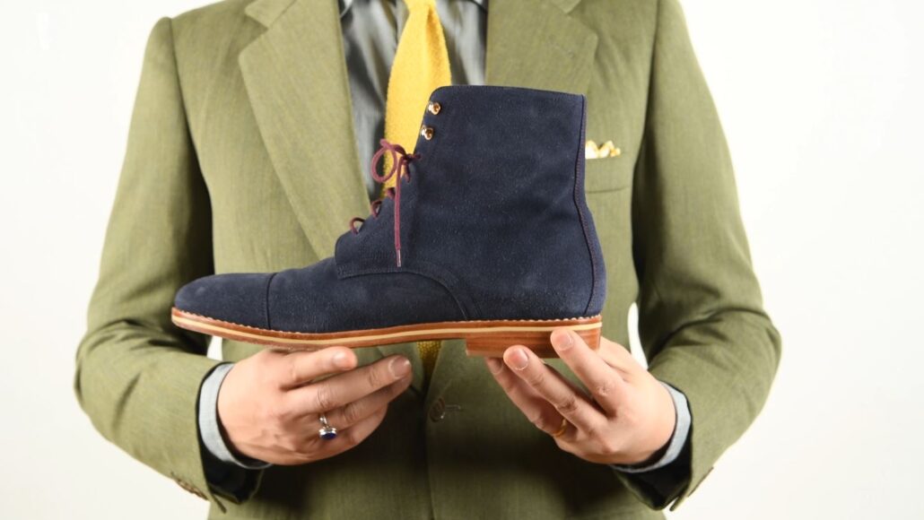 For an extra layer of protection to your suede footwear, apply a water-repellent spray on them. 