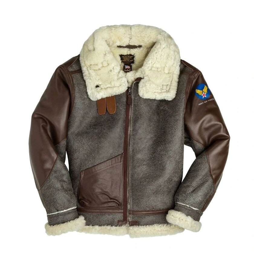 A modern reproduction of the B3 bomber jacket