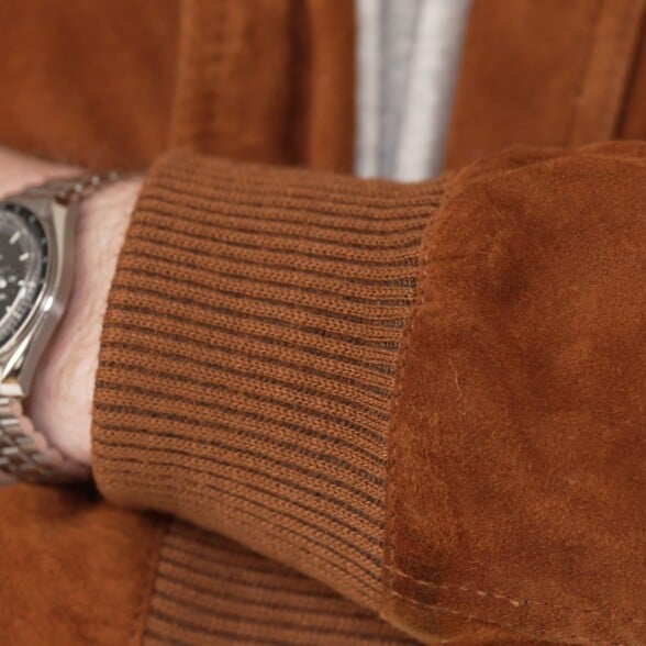 Elasticized Cuffs Are A Signature Componant Of Bomber Jackets Elasticized cuffs are a signature componant of bomber jackets