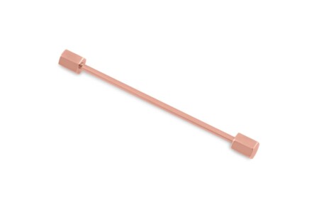 Photo of Hex end rose gold collar bar