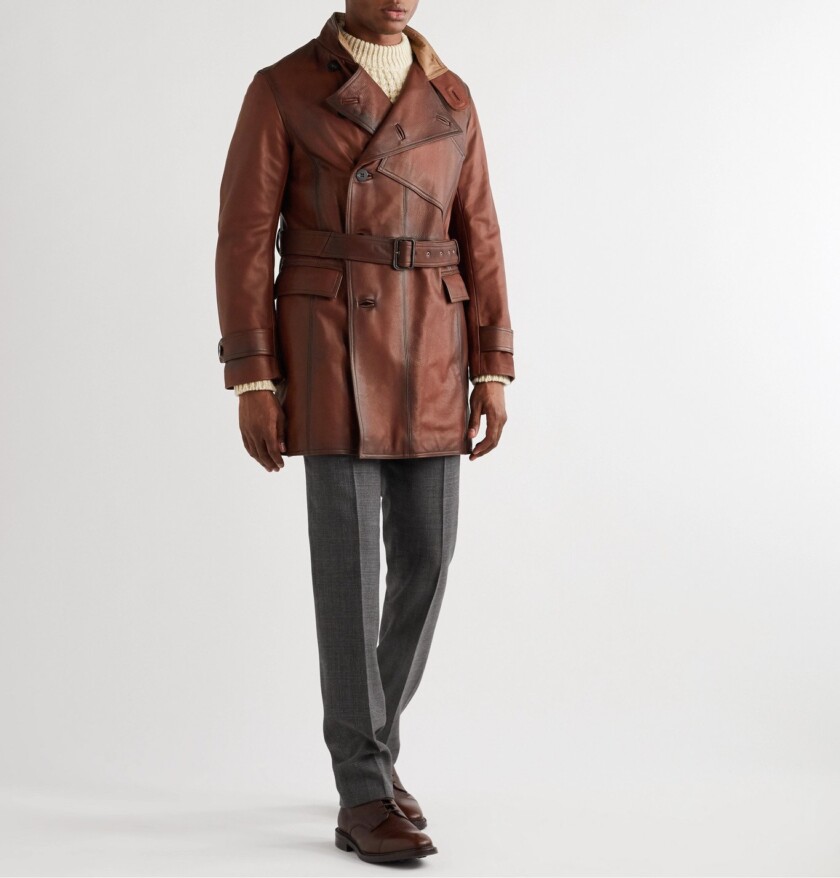Mr Porter created a replica of the flight jacket portrayed in the film