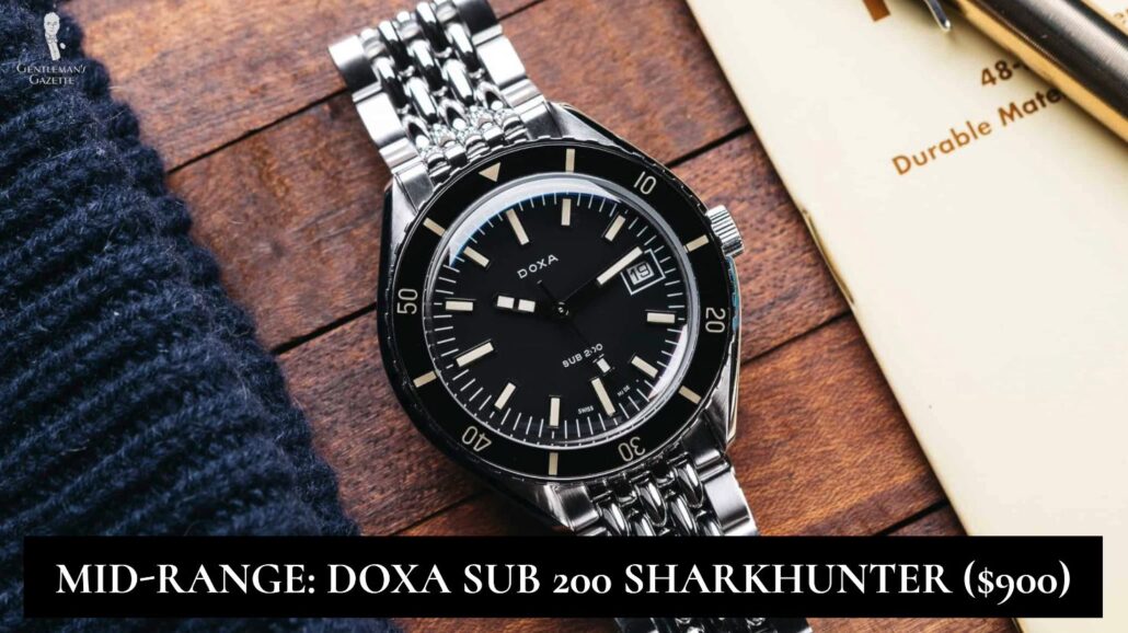 Doxa Sub 200 watch [Image Credit: Worn & Wound]