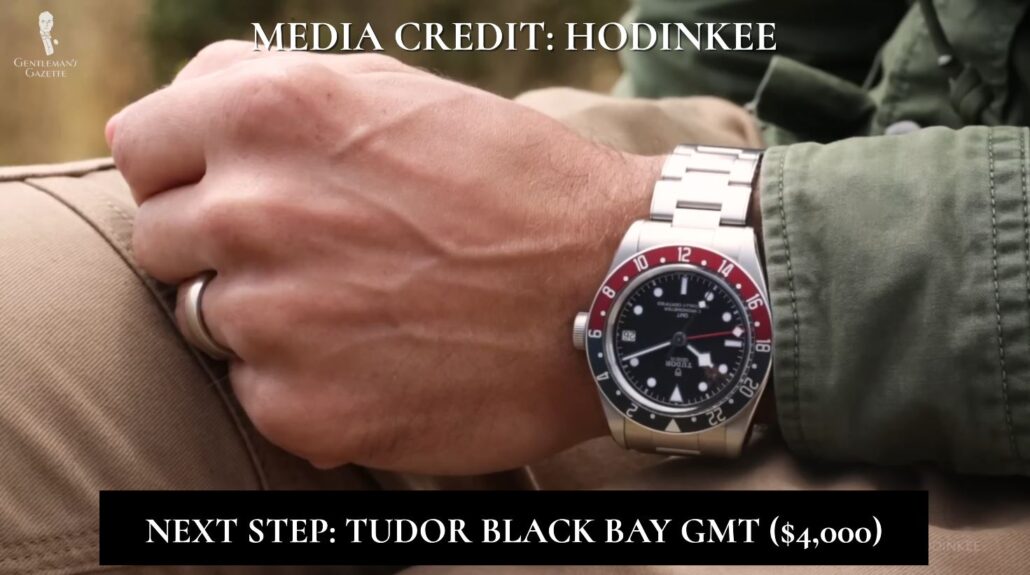 Tudor Black Bay GMT watch [Image Credit: Hodinkee]