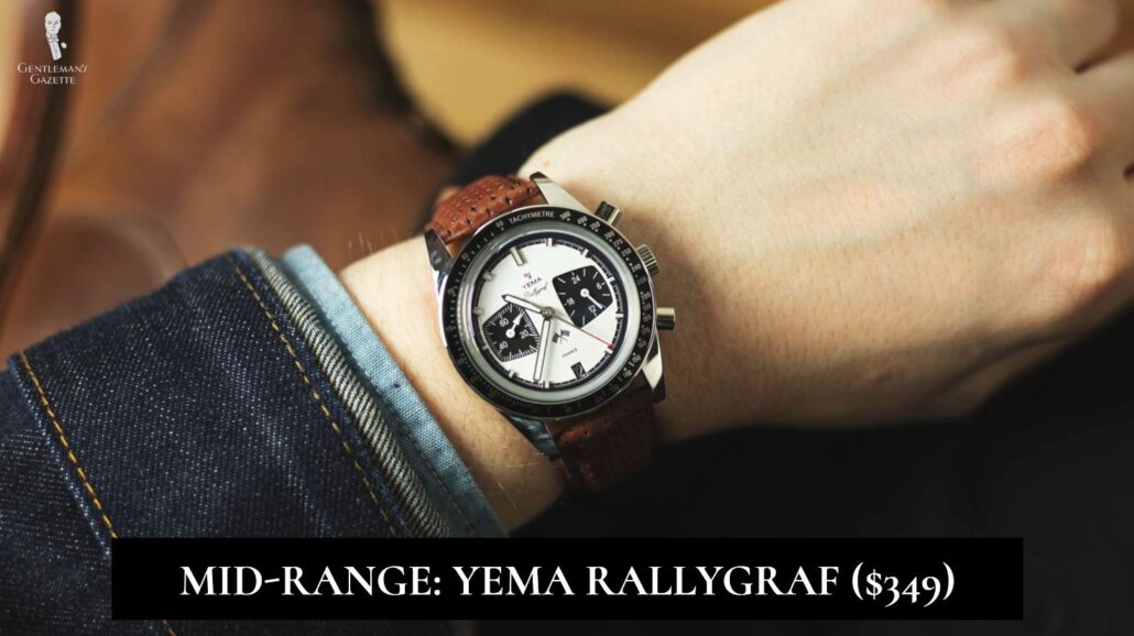 Yema Rallygraf Meca-Quartz watch [Image Credit: The Coolector]