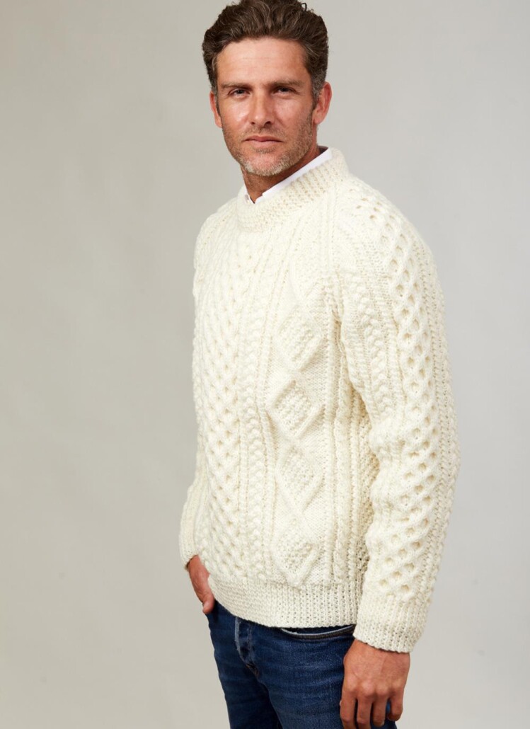Blarney Woollen Mills offers a few hand knitted sweaters
