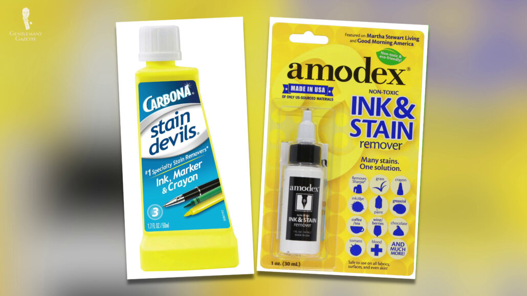 Carbona and Amodex - Stain Removal products