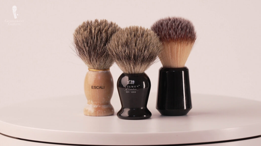 Let us know which hallmarks of quality you're looking for in a shaving brush.