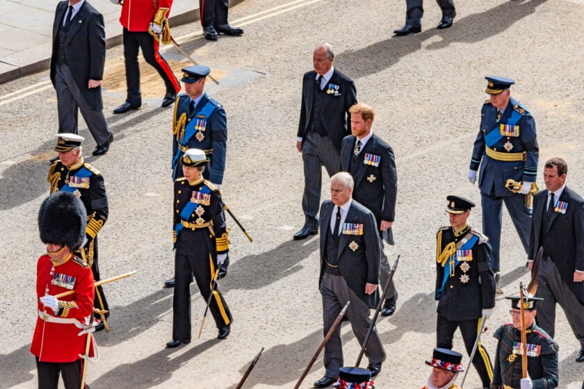 Morning Dress Funeral Procession For Queen Elizabeth Ii Via Wikimedia A photograph of Queen Elizabeth II's funeral procession