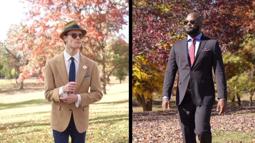 Preston and Kyle are wearing clothes in their correct sizes and cut, giving them a better look and fit.