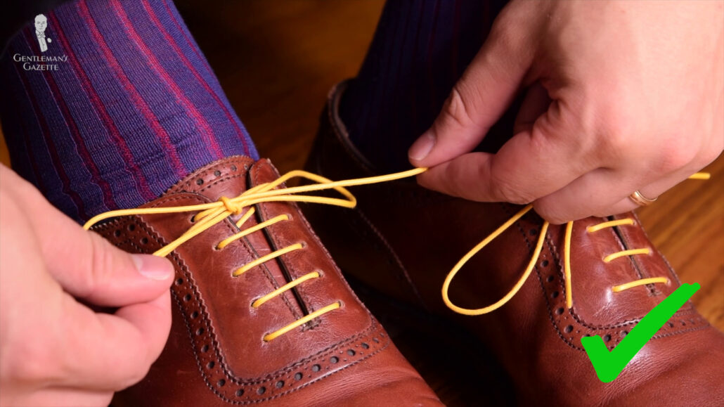 Showing off socks do so much to tie together an entire outfit.