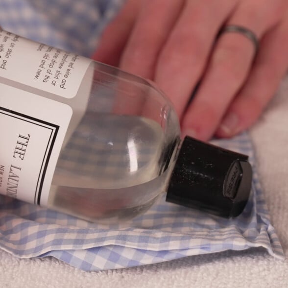 Test The Process On An Inconspicous Part Of The Garment Test the process on an inconspicuous part of the garment.