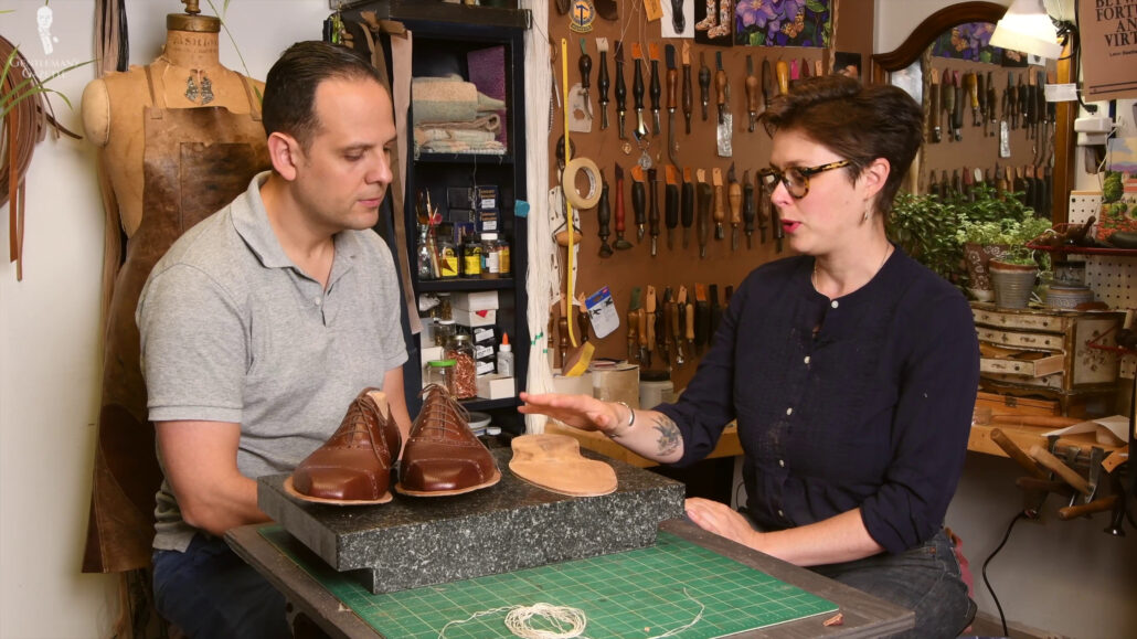 Amara explained to Raphael the process it takes for preparing the sole.
