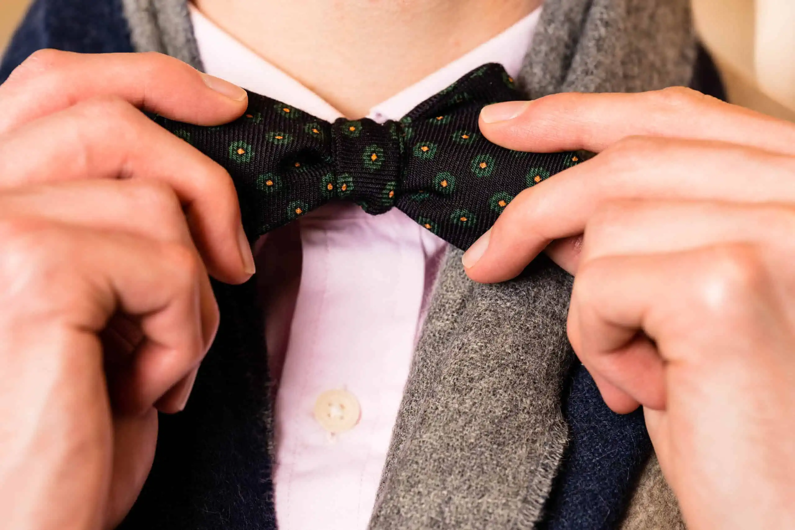 A photograph of a bow tie